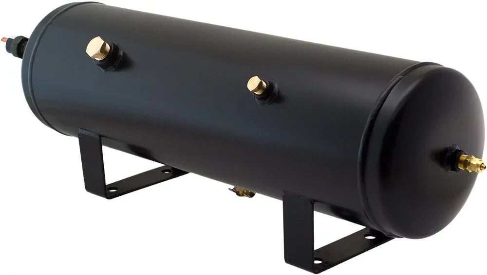 Vixen Horns 3 Gallon (12 Liter) Train/Air Horn Tank with 200 PSI Compressor Onboard System/Kit 12V VXO8330B