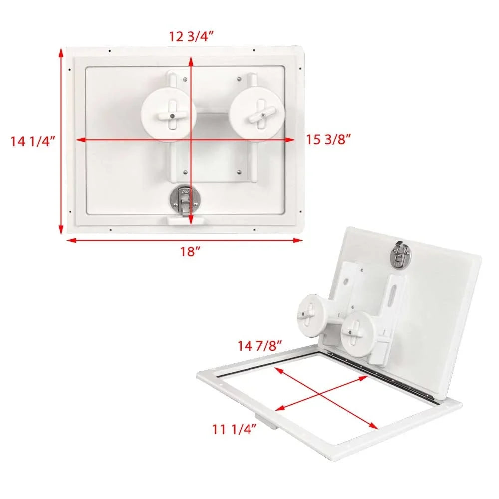 Robalo Boat Hatch 31-13341 | R300 Knife / Pliers Holder White 2011