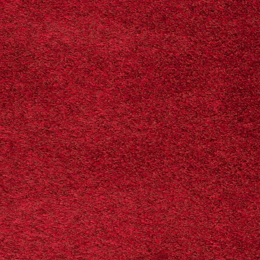 SAFAVIEH Charlotte Solid Plush Shag Area Rug, Red, 8' x 10'