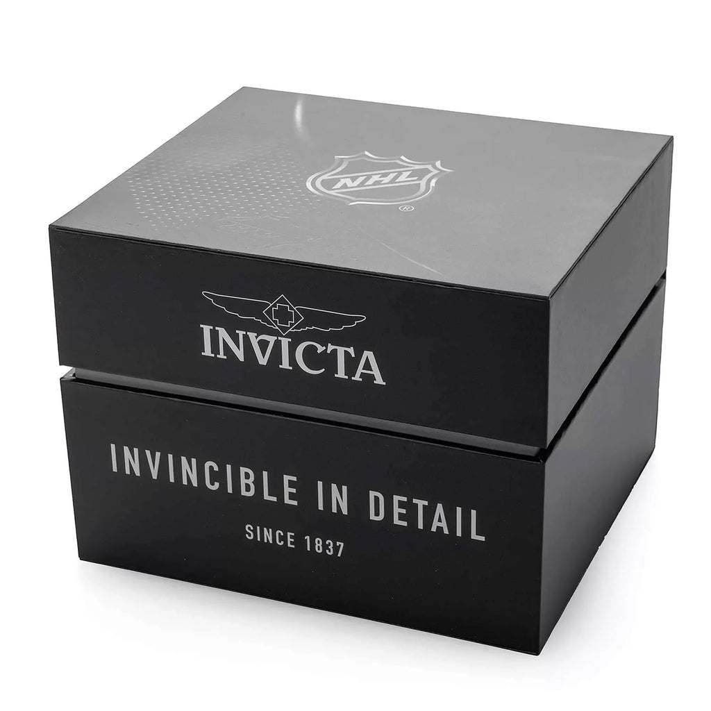 Invicta 42249 Men's NHL Dallas Stars Green and ebony Bezel Watch