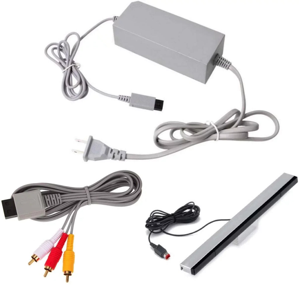 Restored ebony Nintendo Wii Console with Just Dance 3 Motion Plus (Refurbished)