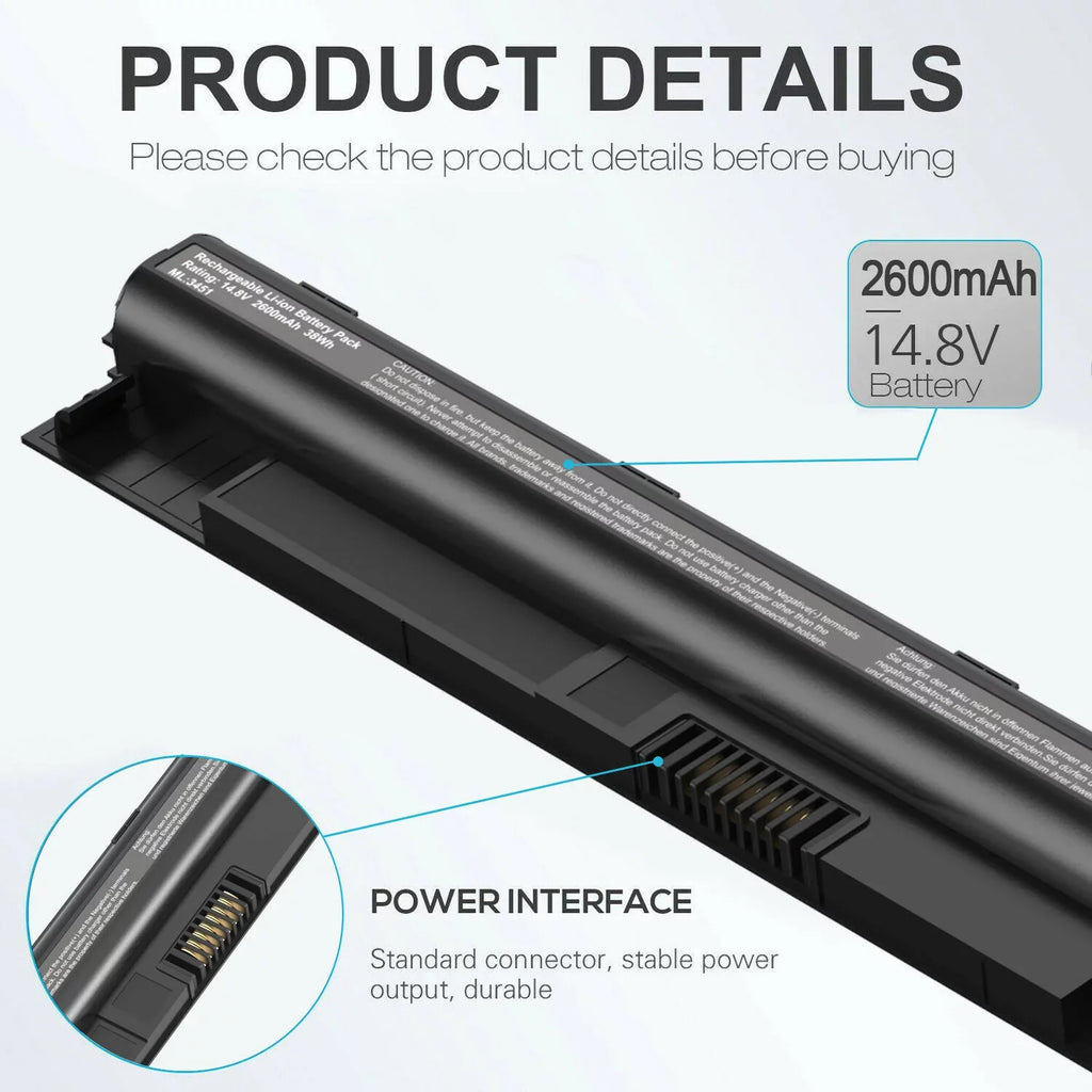 M5Y1K Laptop Battery for  Inspiron 3451 3551 3552 3558 3567 5555 5558 5559