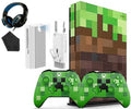 Xbox One X 1TB Gaming Console Mincraft with 2 Controller Headset Cleaning Kit