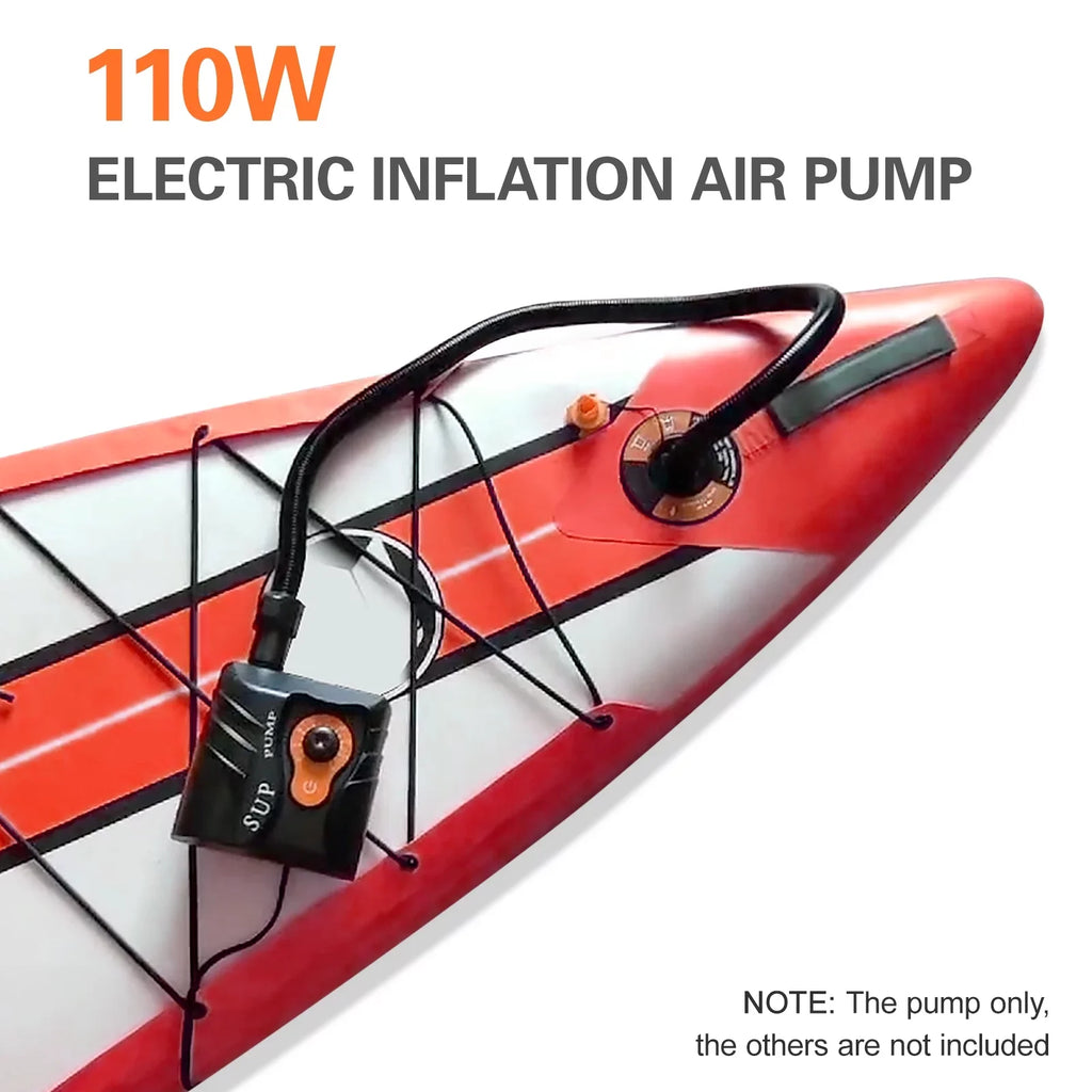 Dcenta Exclusive 16 PSI Electric Inflation Air Pump with 6 Nozzles for Inflatables and Boats