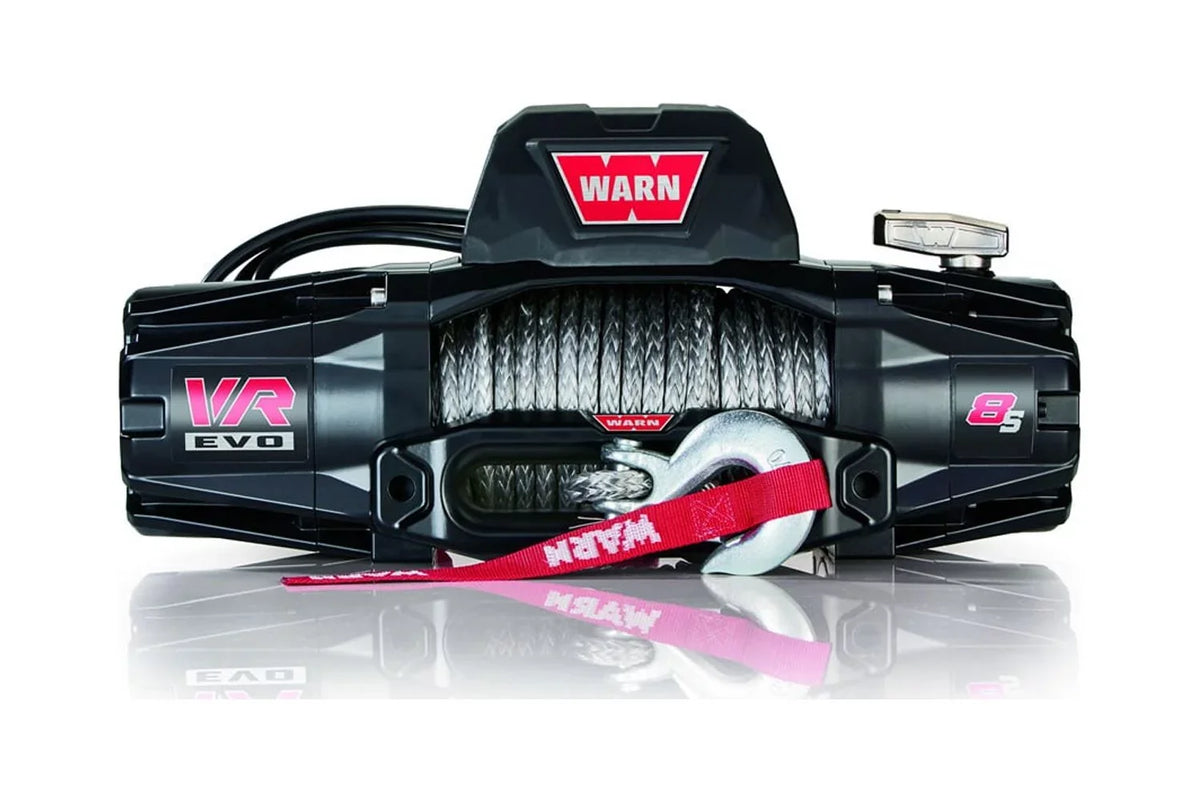 Warn - 103251 - VR EVO 8-S STANDARD DUTY 8,000LB WINCH WITH SYNTHETIC ROPE Fits select: 1992-2008  F150, 1999-2013 CHEVROLET SILVERADO