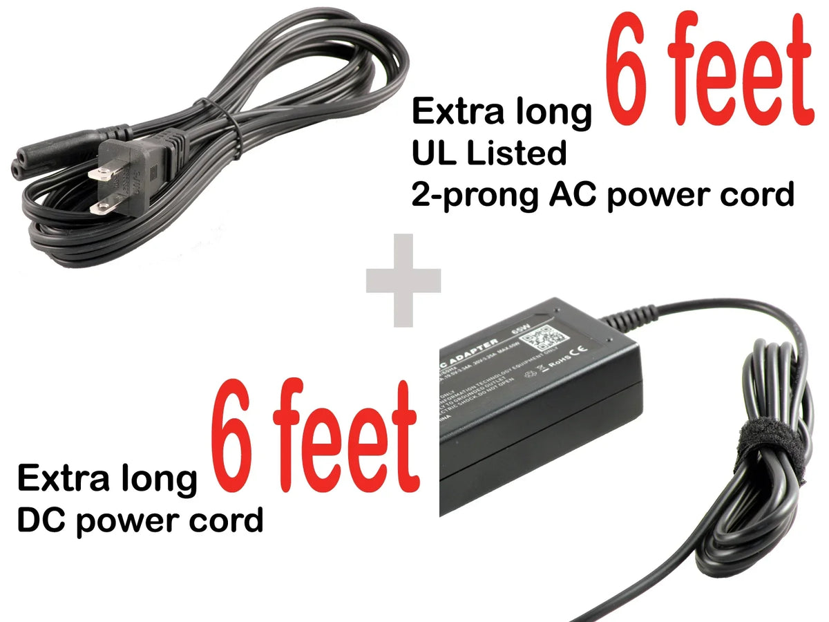 iTEKIRO 65W AC Adapter for  IdeaPad S145-15IKB 81VD 81XM S145-15IWL 81MV 81MV0001US 81MV008AUS 81MV00FGUS 81MV00H6US 81MV00H9US, IdeaPad S340-13IML 81UM 81UM001XUS 81UM001YUS 81UM0020US