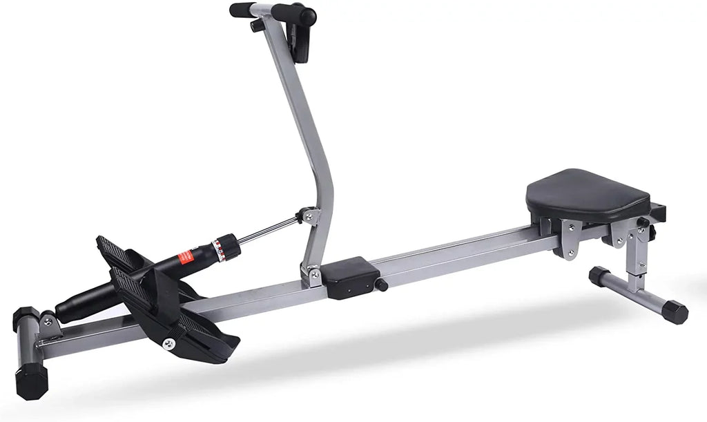 YSSOA Fitness Rowing Machine Rower Ergometer, Digital Monitor and 260 lbs of Maximum Load, dark