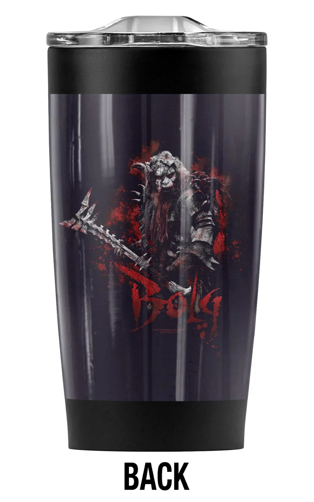 The Hobbit/Bolg Stainless Steel Tumbler 20 oz Coffee Travel Mug/Cup, Vacuum Insulated & Double Wall with Leakproof Sliding Lid | Great for Hot Drinks and Cold Beverages