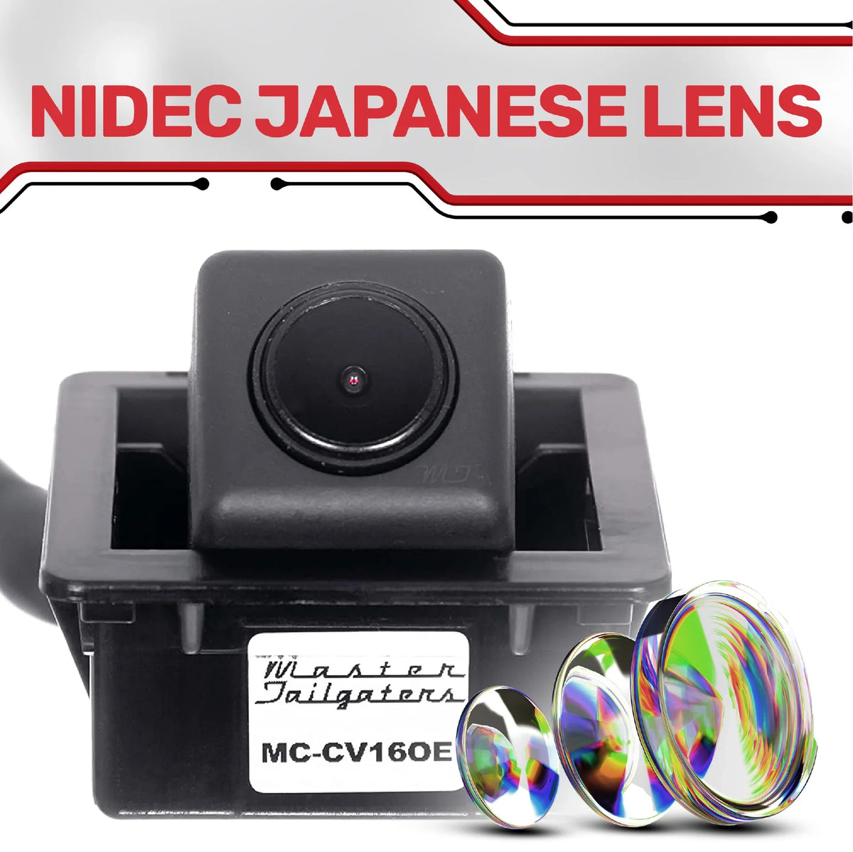 Master Tailgaters Replacement for Chevrolet Volt (2016-2017) Rear View Backup Camera OE Part # 23320691, 23443953