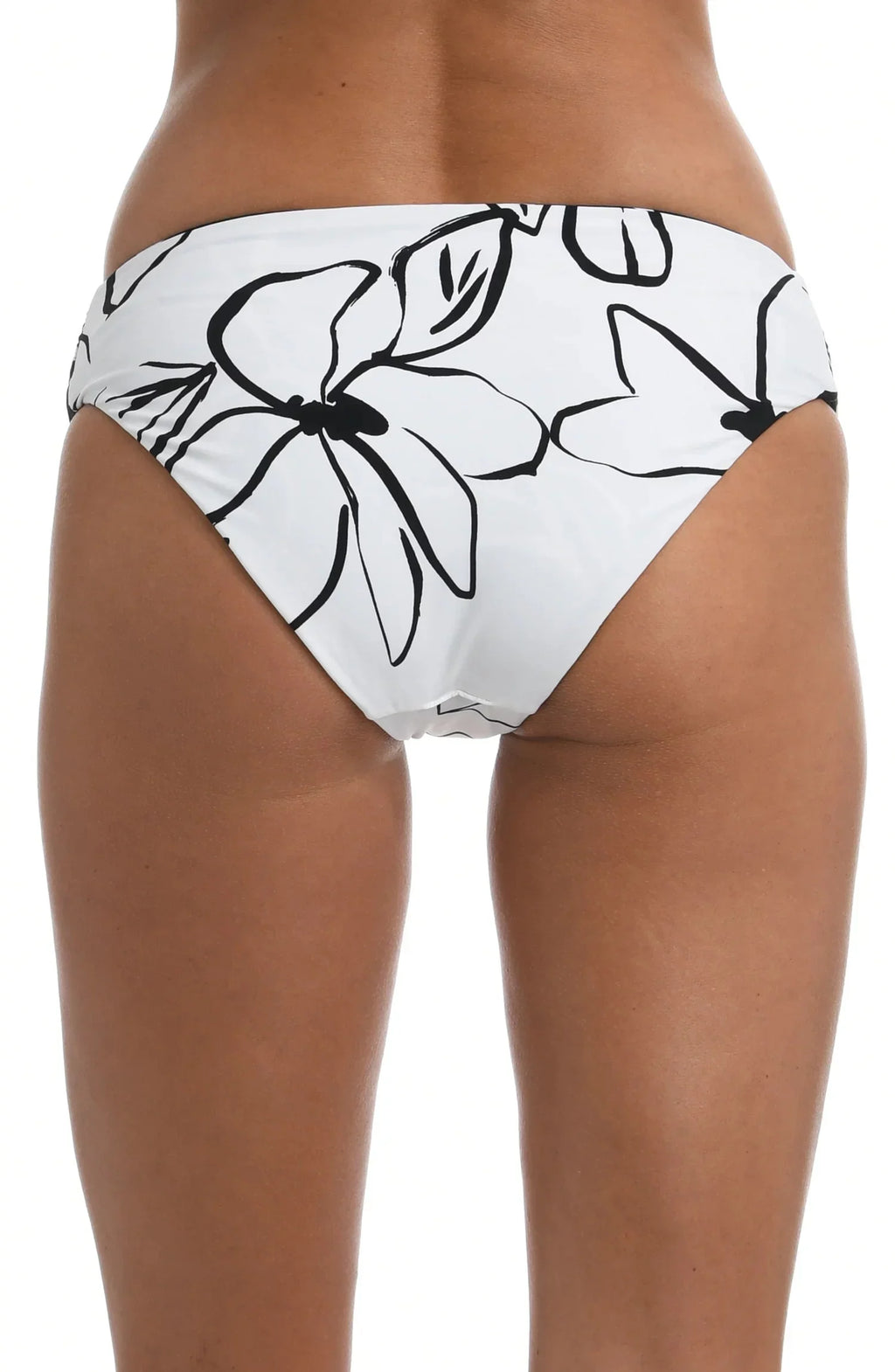 La Blanca Women's Reversible Swim Bottom Separates Swimsuit (6, ebony/White)