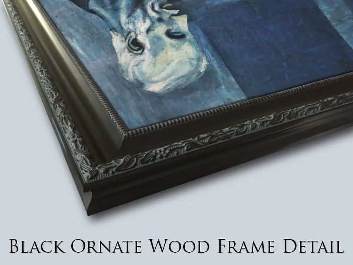 Easely Peak, Boulder Mountains, Idaho - Sepia 2x Matted 24x14 charcoal Ornate Framed Art Print by Fitzharris, Tim