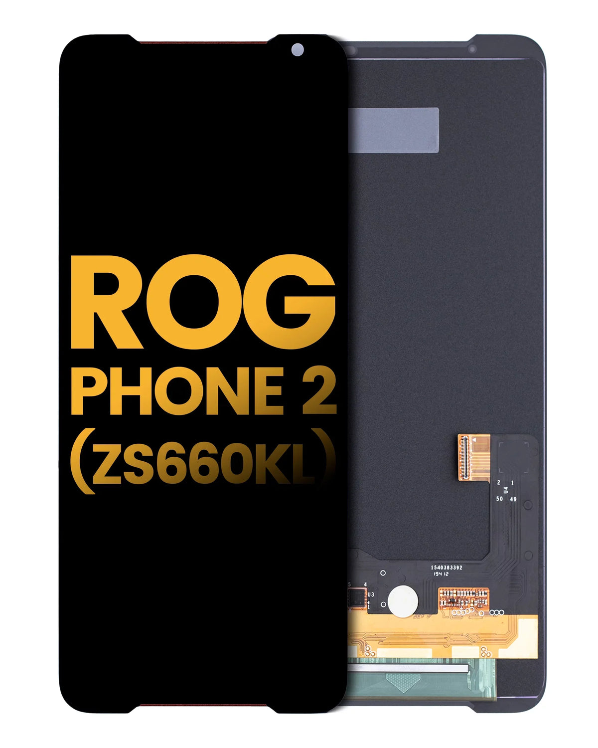 Replacement OLED Assembly Without Frame Compatible For  ROG Phone 2 (ZS660KL) (Refurbished) (All Colors)