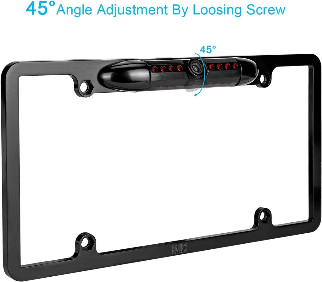 Backup Camera Rearview License Plate Waterproof for Kenwood DDX-512 DDX512 dark