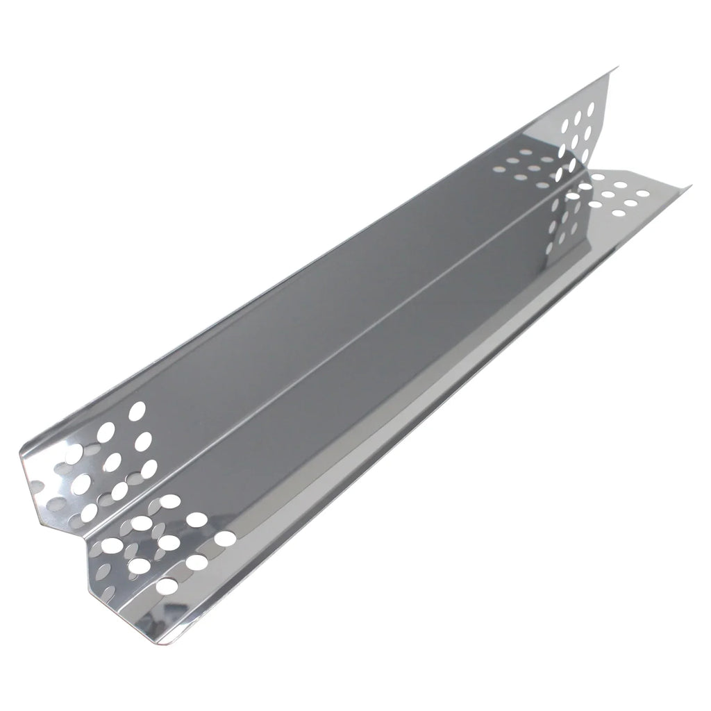 2-Pack BBQ Grill Heat Shield Plate Tent Replacement Parts for Nex 720-0720 - Compatible Barbeque Stainless Steel Flame Tamer, Guard, Deflector, Flavorizer Bar, Vaporizer Bar, Burner Cover 16 1/8"
