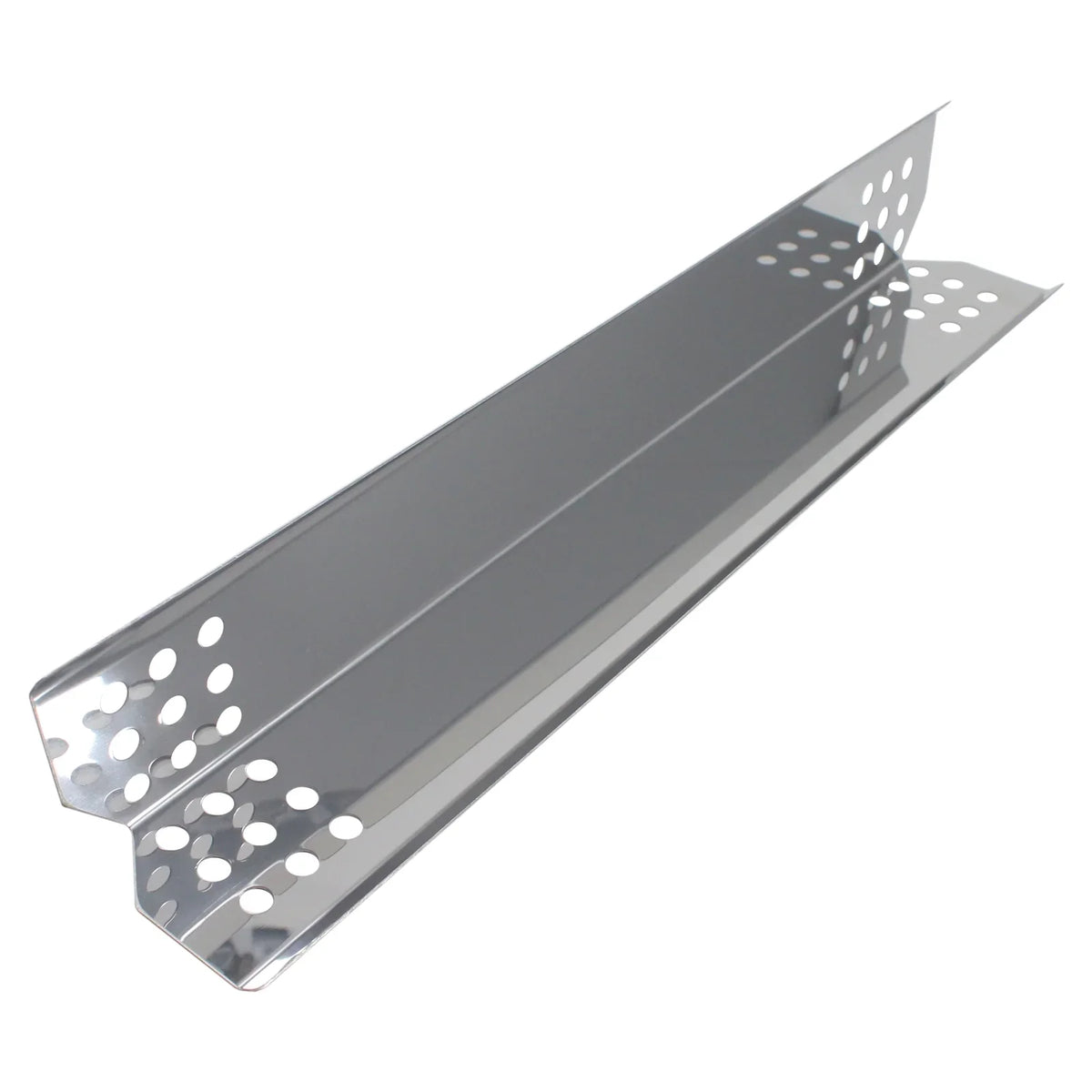 2-Pack BBQ Grill Heat Shield Plate Tent Replacement Parts for Nex 720-0720 - Compatible Barbeque Stainless Steel Flame Tamer, Guard, Deflector, Flavorizer Bar, Vaporizer Bar, Burner Cover 16 1/8"
