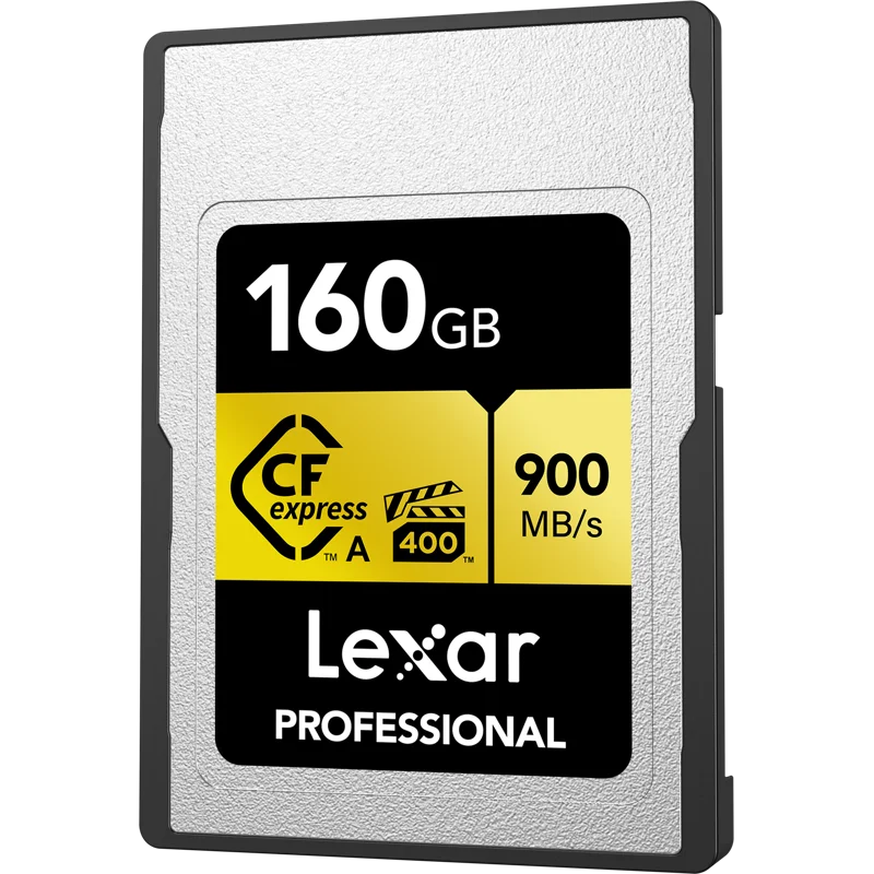 Lexar CFexpress Type A Pro Gold R900/W800 Memory Card, 160GB (2-Pack) Bundle with Lexar Professional CFexpress Type A/SD USB 3.2 Gen 2x2 Reader