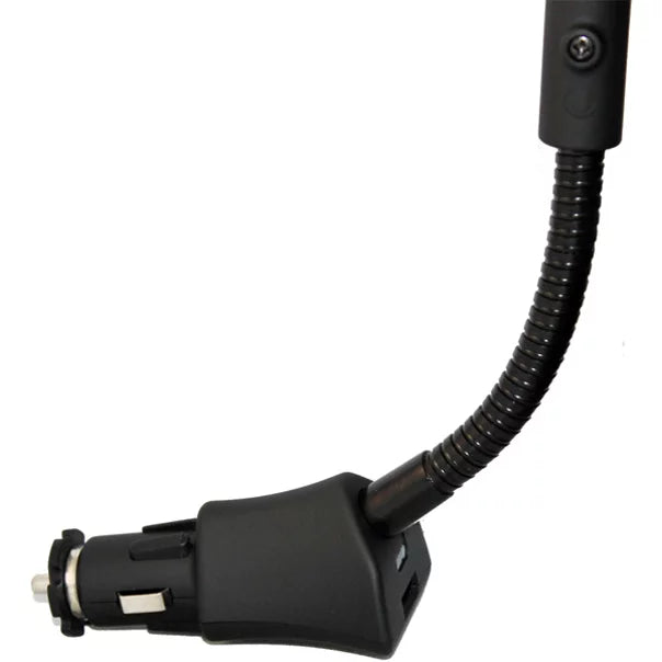 Car Mount Charger Socket Holder with USB Port Dock Cradle Gooseneck Swivel ebony 3D for  Stylo 3, V10 V20 - Motorola Droid Turbo 2, Moto Z Droid Force Droid -  Galaxy J3 J5 J7, Note 3 4 5