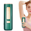 VQJTCVLY Laser Hair Removal, Painless Laser Hair Removal, Nearly Painless, Flawless Facial Hair Remover, Long-Lasting Result Safe for Reducing in Hair Growth for Body & Face, Green
