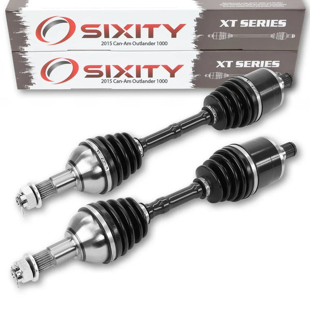 2 pc Sixity XT Rear Left Right Axle compatible with Can-Am Outlander 1000 2015 - EFI 4X4