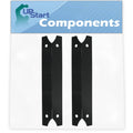 2-Pack BBQ Grill Heat Shield Plate Tent Replacement Parts for Charmglow 81024002 - Compatible Barbeque Porcelain Steel Flame Tamer, Flavorizer Bar, Vaporizer Bar, Burner Cover 17 3/4"
