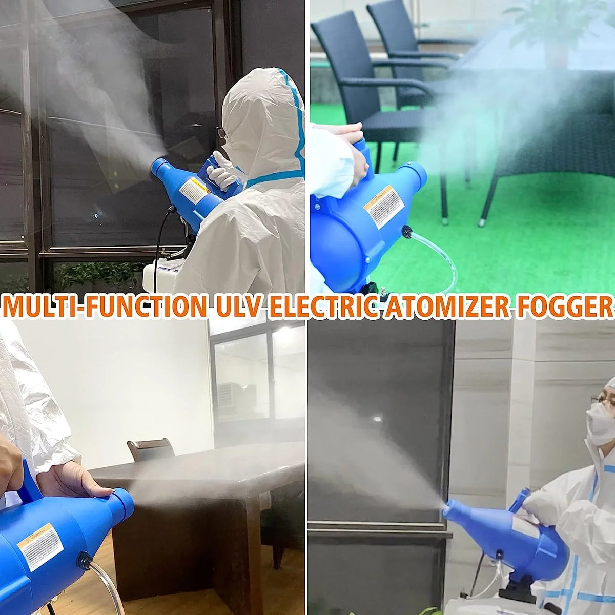 1 per Pack. Disinfectant Sprayer. Smart Portable Micro ULV Fogger with 4.5 Liter (1.2 Gallon) Tank