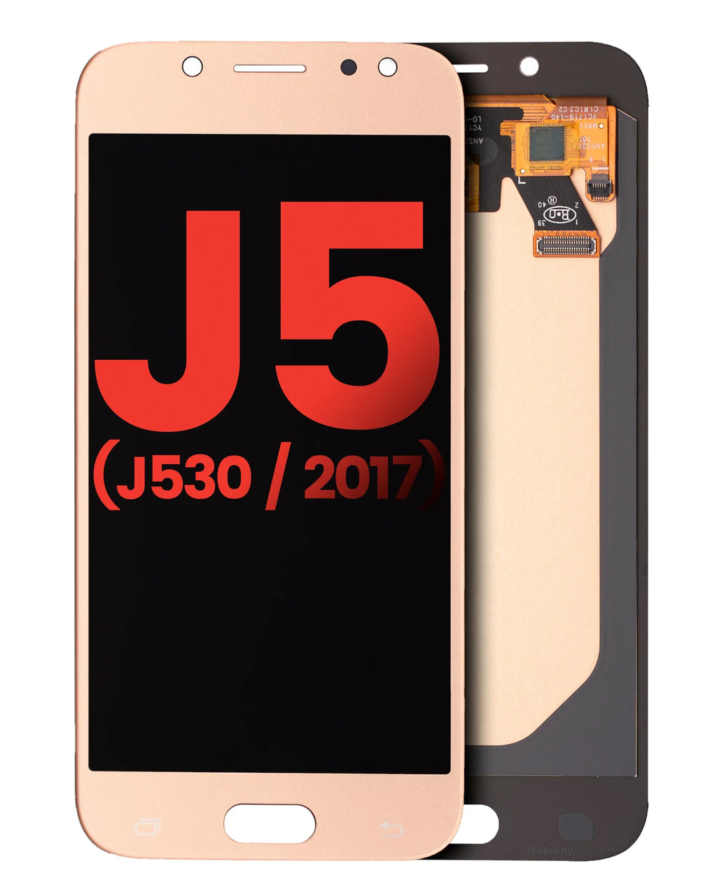 Replacement OLED Assembly Without Frame Compatible For  Galaxy J5 / Pro / Duo (J530 / 2017) (Aftermarket Plus) (Gold)