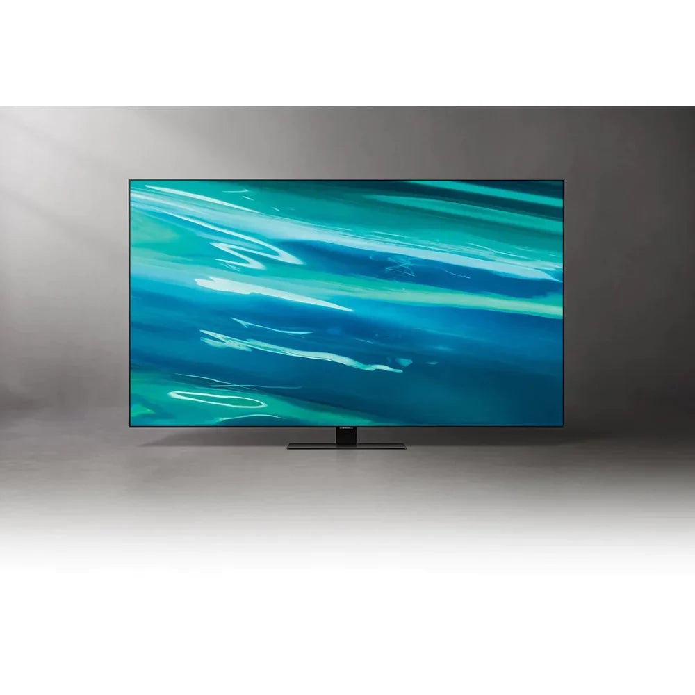 Restored  QN55Q80AA 55 inch QLED 4K UHD Smart TV (2021) Bundle with 2 Year Premium Extended Protection Plan (Refurbished)