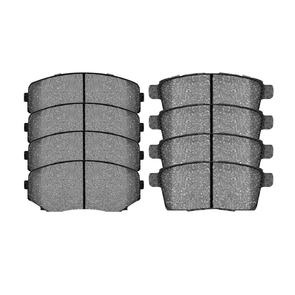 AutoShack Front and Rear Ceramic Brake Pads Kit Replacement for 2007 2008 2009 2010  Edge 2007-2010 2011 2012 Mazda CX-7 2007-2014 2015 CX-9 2007-2010 Lincoln MKX 2.3L 2.5L 3.5L 3.7L V6 AWD FWD