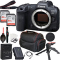 EOS R5 Mirrorless Camera (Body Only) + 2pc 64GB Memory Cards + Tripod + Case & More