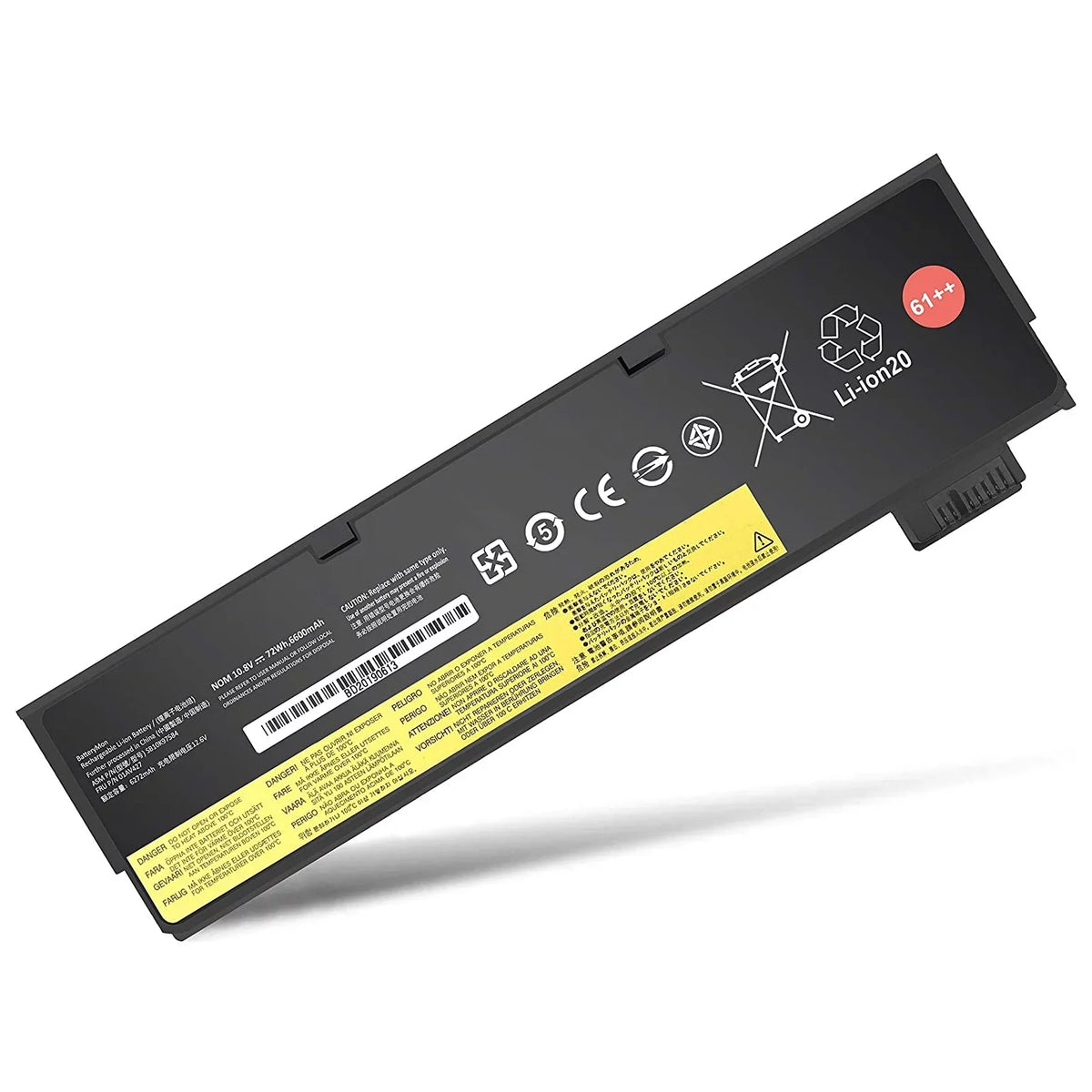 01AV427 01AV423 01AV492 Laptop Battery 72Wh 61++ for  ThinkPad T480 T470 P51S P52S T570 T580 A485 A475 TP25 Series Notebook 01AV425 01AV426 01AV428 01AV452 01AV490 SB10K97580 SB10K97584