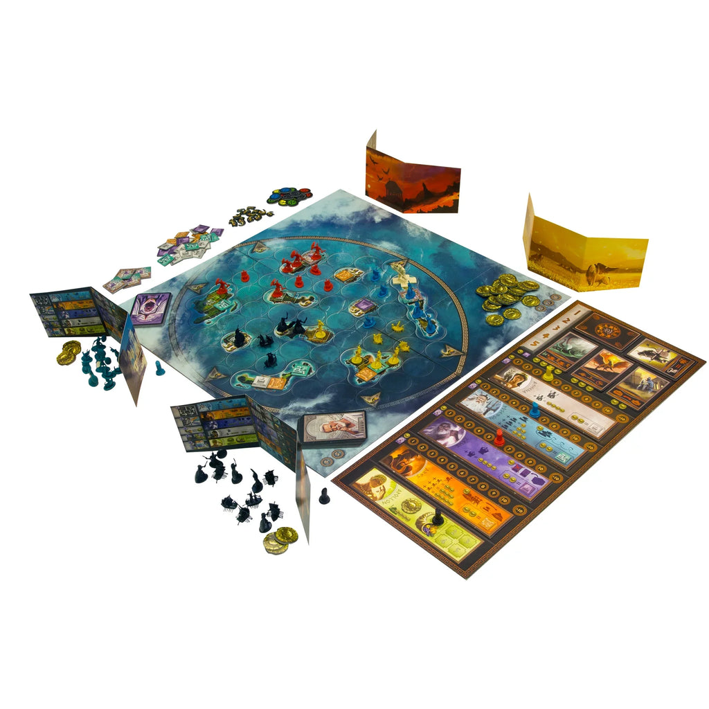 Cyclades Strategy Board Game for Ages 14 and up, from Asmodee