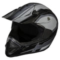 FRENZY Adult MX Helmet, DOT Approved, dark-Grey, XL