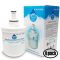 4-Pack Replacement for  RF267ABRS Refrigerator Water Filter - Compatible with  DA29-00003G,  DA29-00003B,  DA29-00003A Fridge Water Filter Cartridge