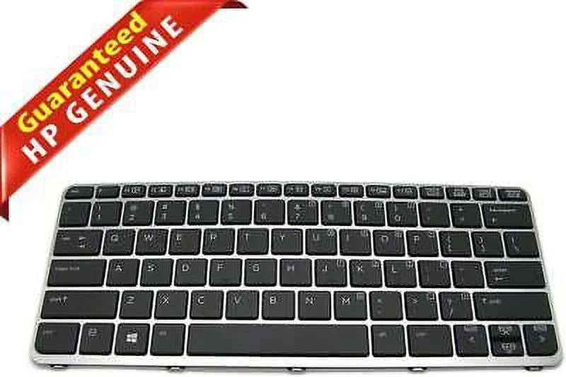 Pre-Owned  EliteBook Folio 1020 G1 Silver Backlit Laptop Keyboard 804214-001 Grade A - Like New