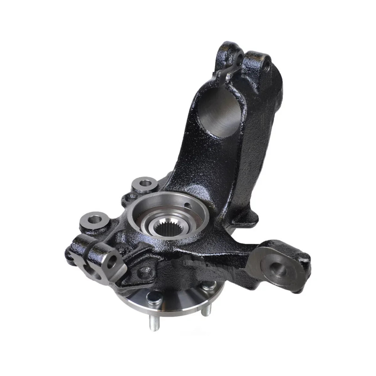 AutoShack Front Steering Knuckle and Wheel Bearing Hub Assembly 5 Lugs with ABS Passenger Side Replacement for 2012 2013 2014 2015 2016 2017 2018  Focus 2.0L FWD