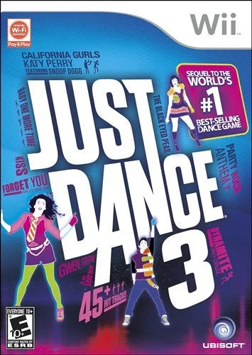 Restored ebony Nintendo Wii Console with Just Dance 3 Motion Plus (Refurbished)