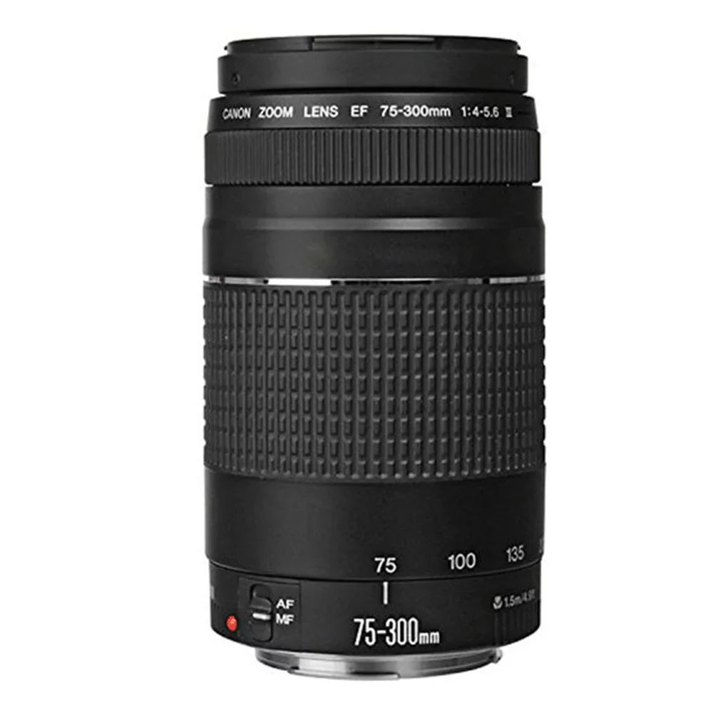 EF 75-300mm f/4-5.6 III Lens + 58mm UV Filter for  700D 1300D